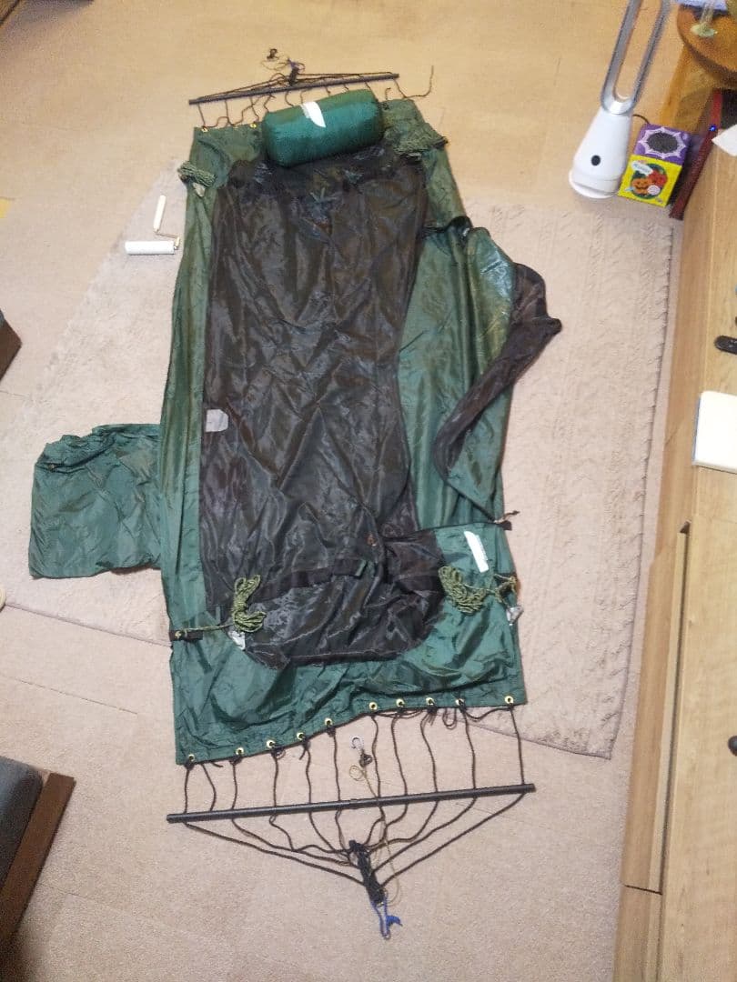 美品ローソンハンモック　アンダーキルト付きセット