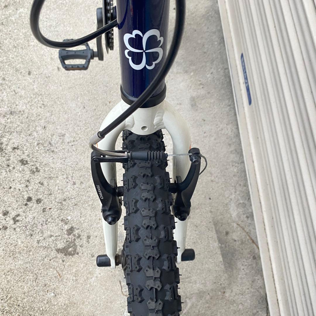 wkem  ヨツバサイクル ZERO 20 キッズ用子供用自転車 ネイビー