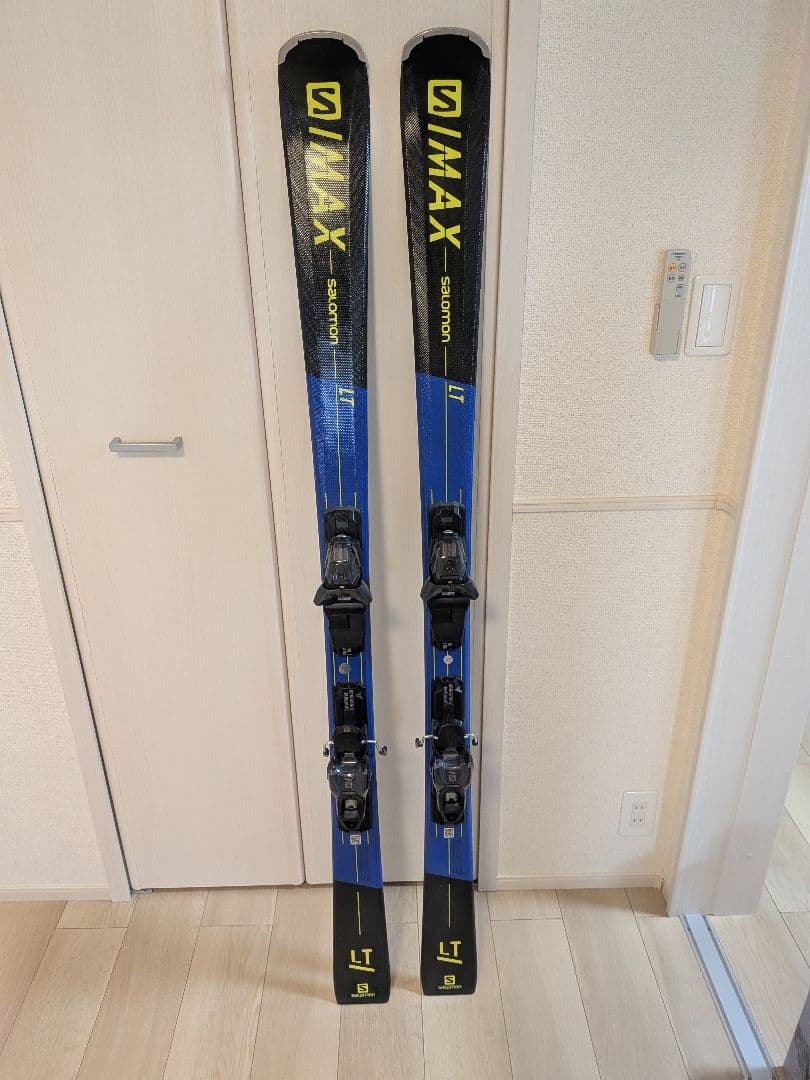 Salomon MAX LT スキー板 青/黒　ケース付