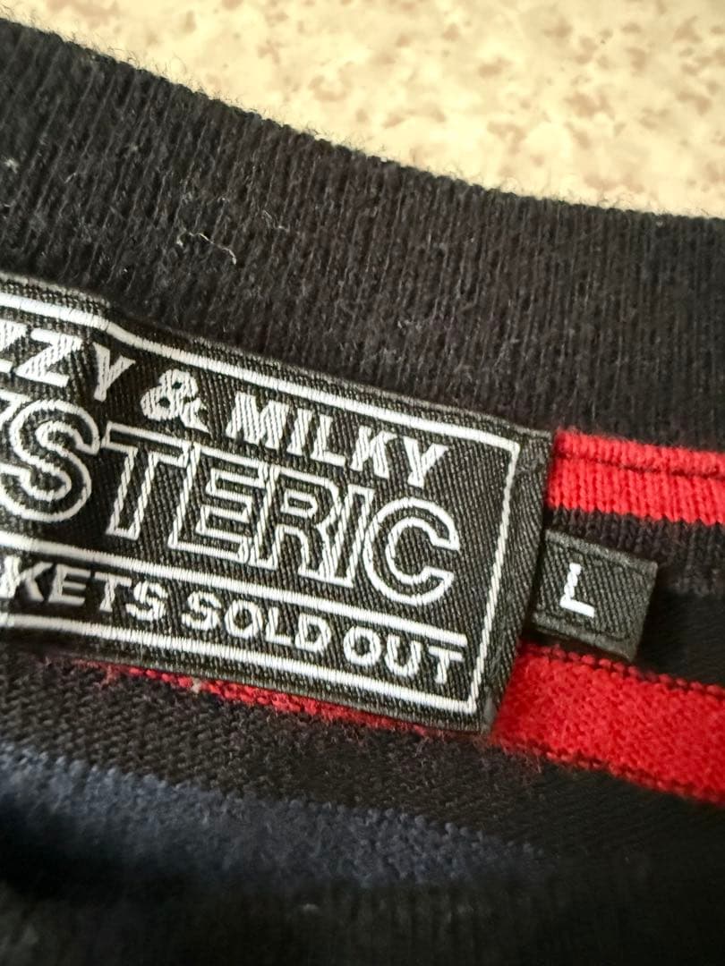 ⭐*︎様 HYSTERIC GLAMOUR ストライプ長袖カットソー Lサイズ