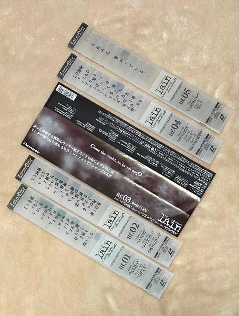 serial experiments lain 初回限定レーザーディスクBOX‼️