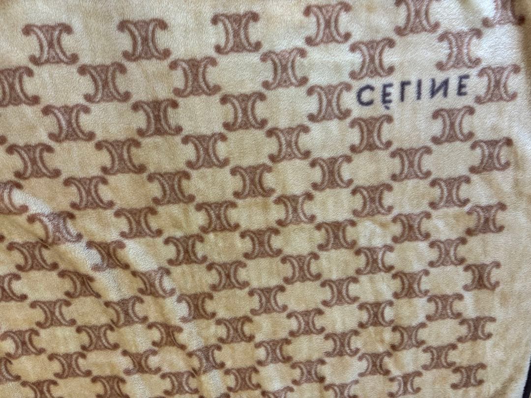 美品レア物⭐︎お値下げ交渉ok⭐︎セリーヌ ハーフケット ひざ掛け マカダム柄