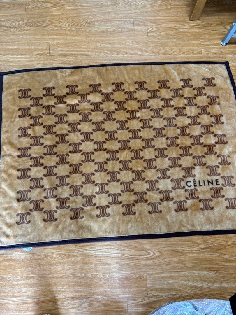 美品レア物⭐︎お値下げ交渉ok⭐︎セリーヌ ハーフケット ひざ掛け マカダム柄