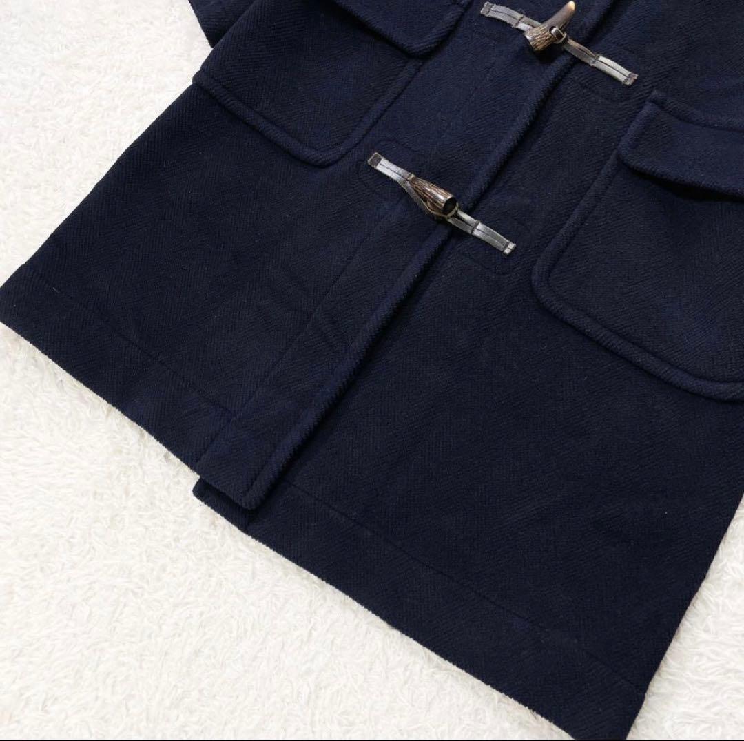 ブルックスブラザーズ ダッフルコートヘリンボーン ムーアブルック社 ネイビー