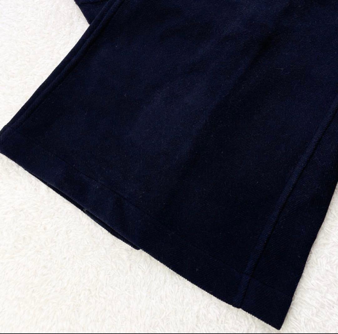 ブルックスブラザーズ ダッフルコートヘリンボーン ムーアブルック社 ネイビー