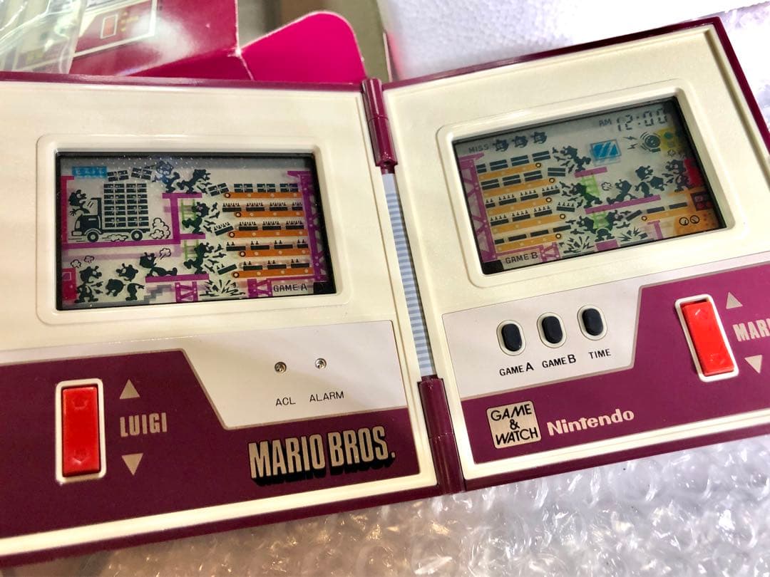 【新品未使用】ゲームウォッチ　マリオブラザーズ