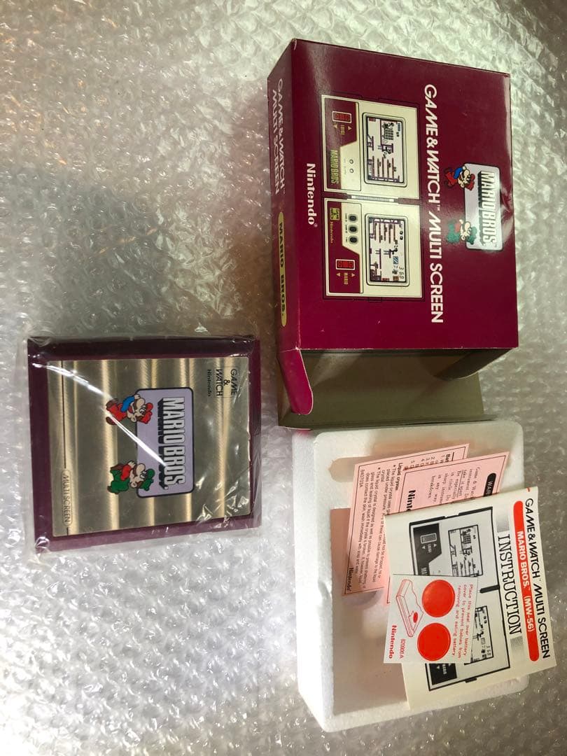 【新品未使用】ゲームウォッチ　マリオブラザーズ