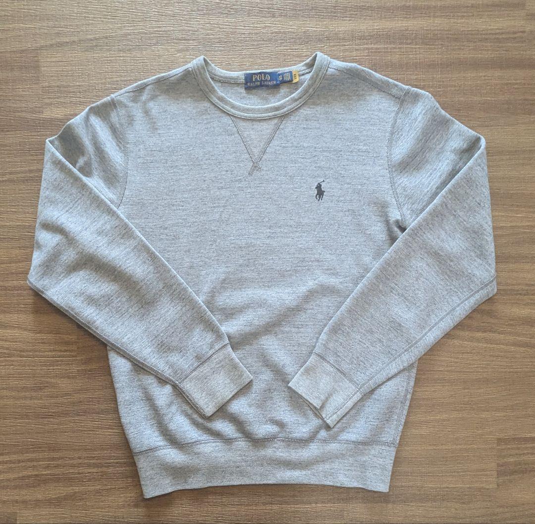 【美品】ラルフローレン　スウェット[レディース可]　グレー　xs