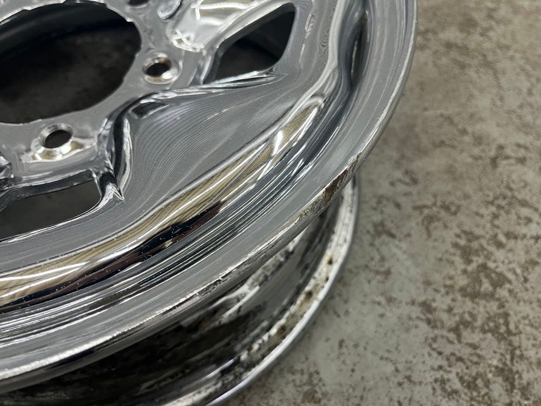 ハイラックス　サーフ　純正　メッキ　15インチ　6J ＋30 PCD139.7