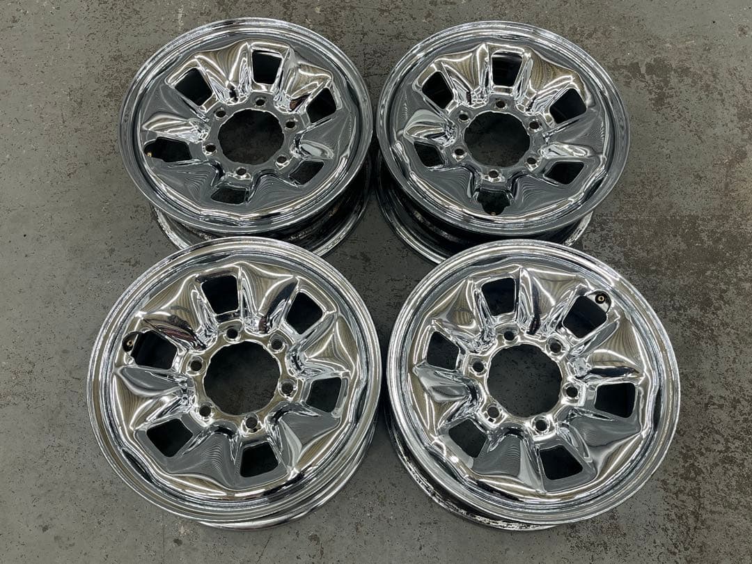 ハイラックス　サーフ　純正　メッキ　15インチ　6J ＋30 PCD139.7