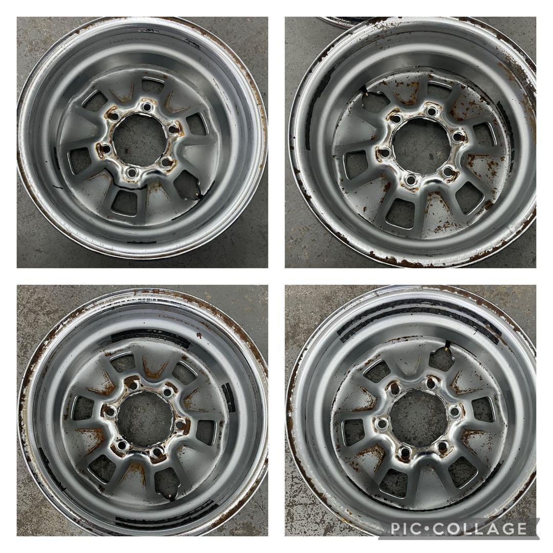 ハイラックス　サーフ　純正　メッキ　15インチ　6J ＋30 PCD139.7