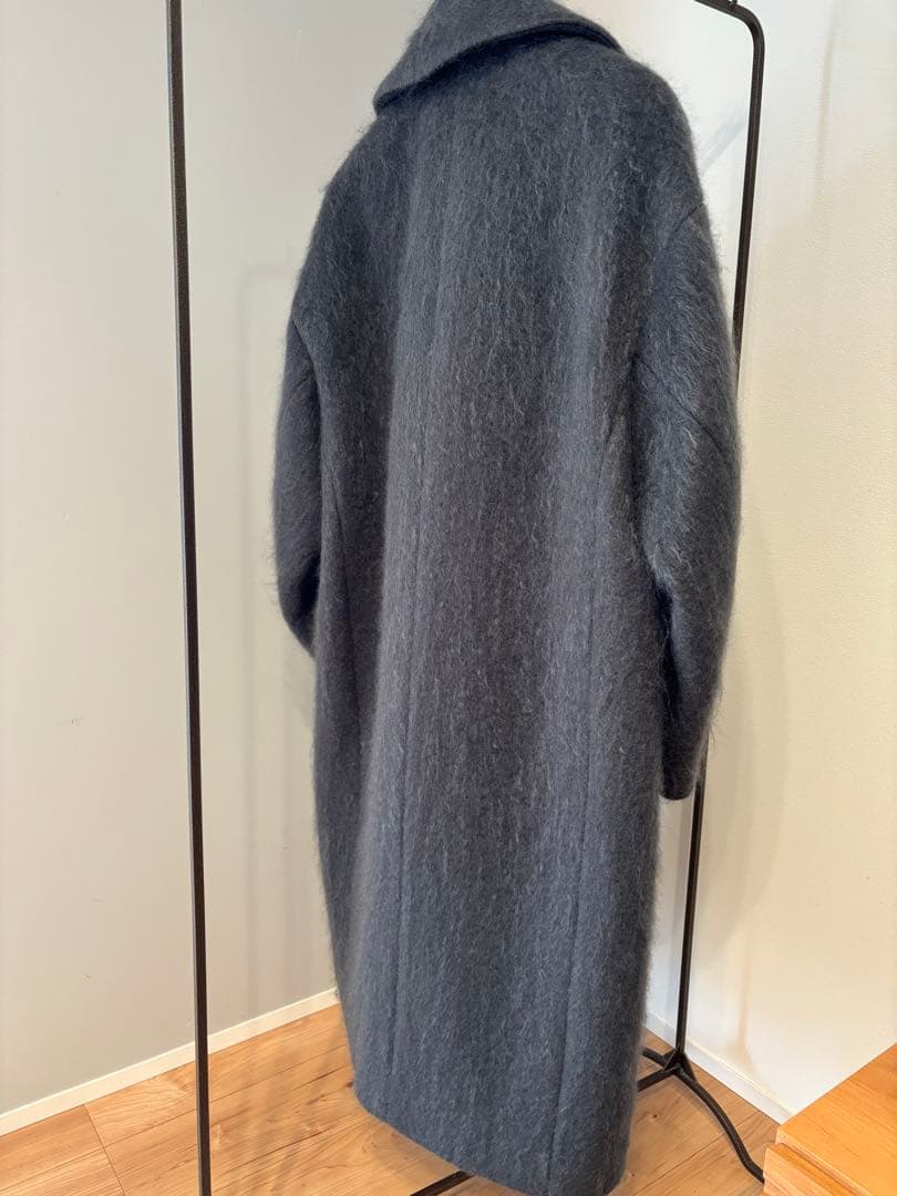 uncrave WHITE シャギー オーバーコート