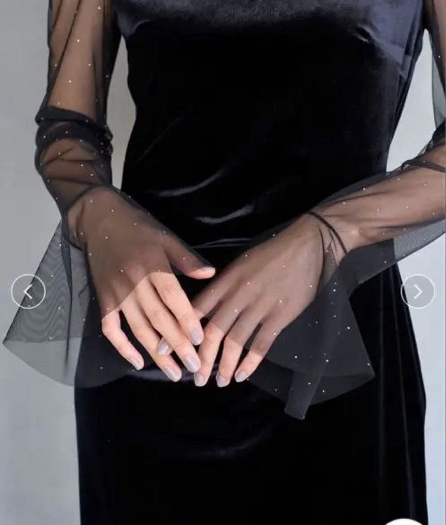 snidel シアードッキングベロアドレス