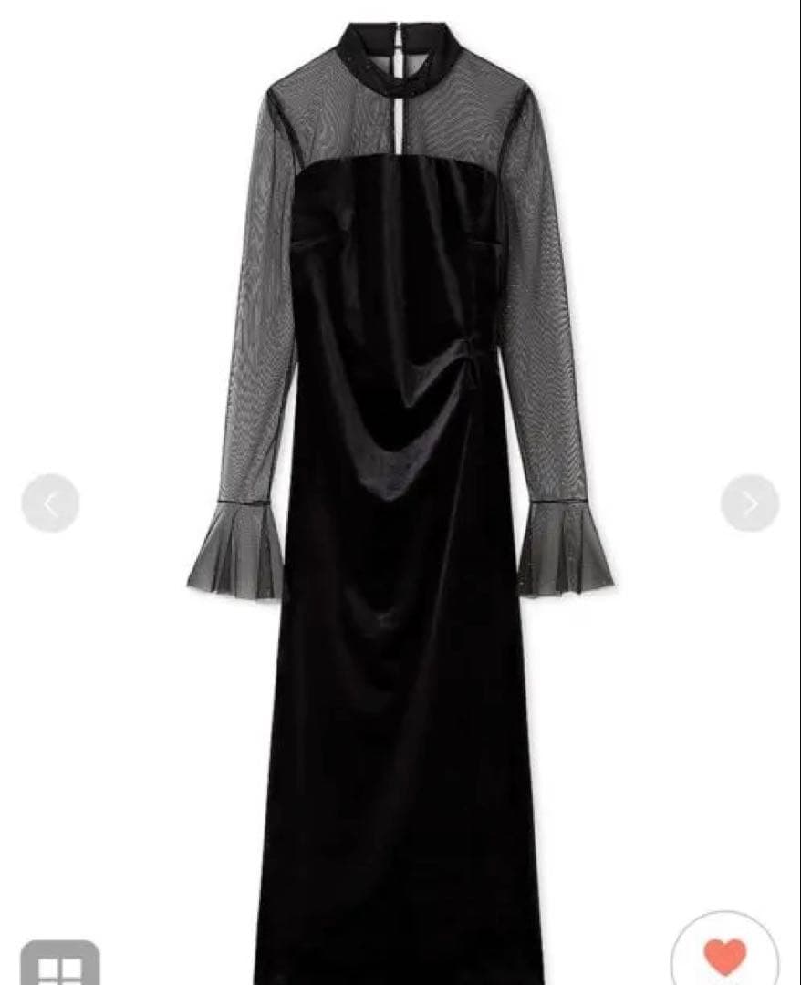 snidel シアードッキングベロアドレス