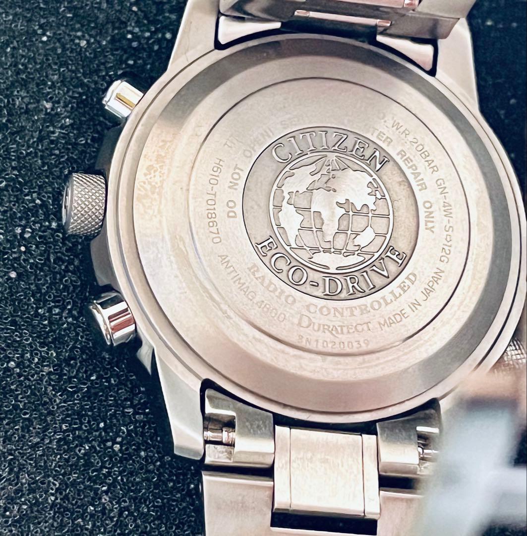 美品　シチズン プロマスター スカイ 電波ソーラーBY0080-57E メンズ