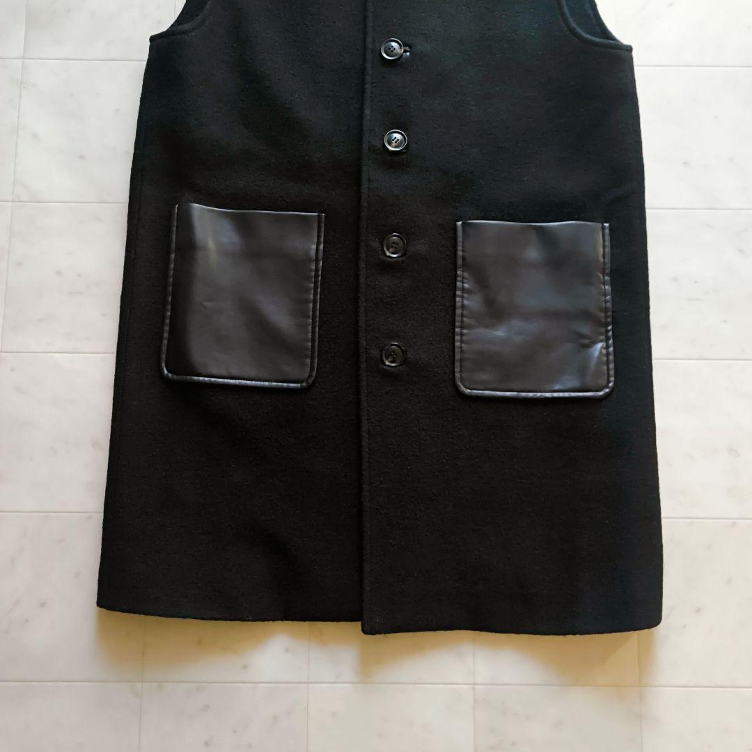 あき様♥　美品♪ マカフィー　シープパイル クルーネックジレ　36