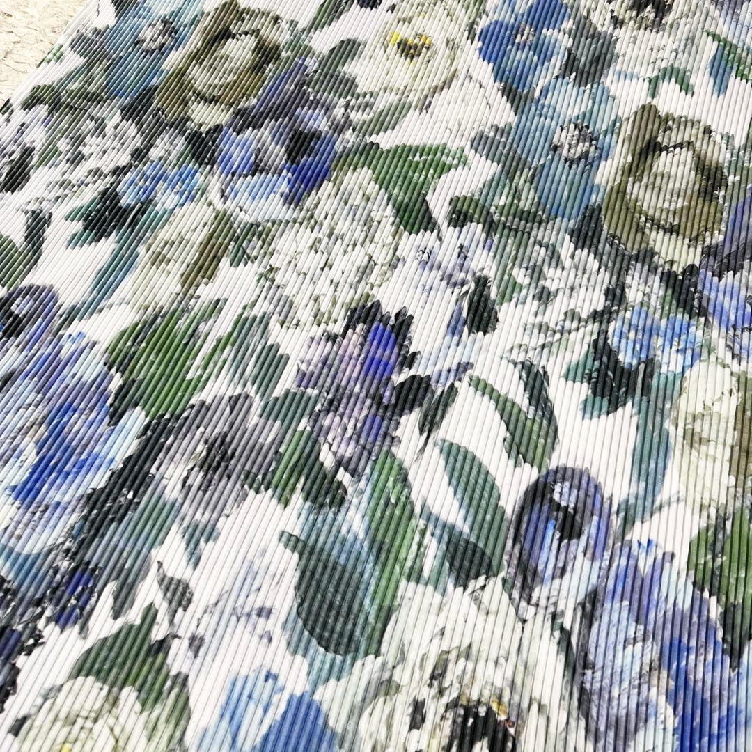 ✨未使用級 レリアン × デザイナーズギルド プリーツ ウォッシャブル 花柄