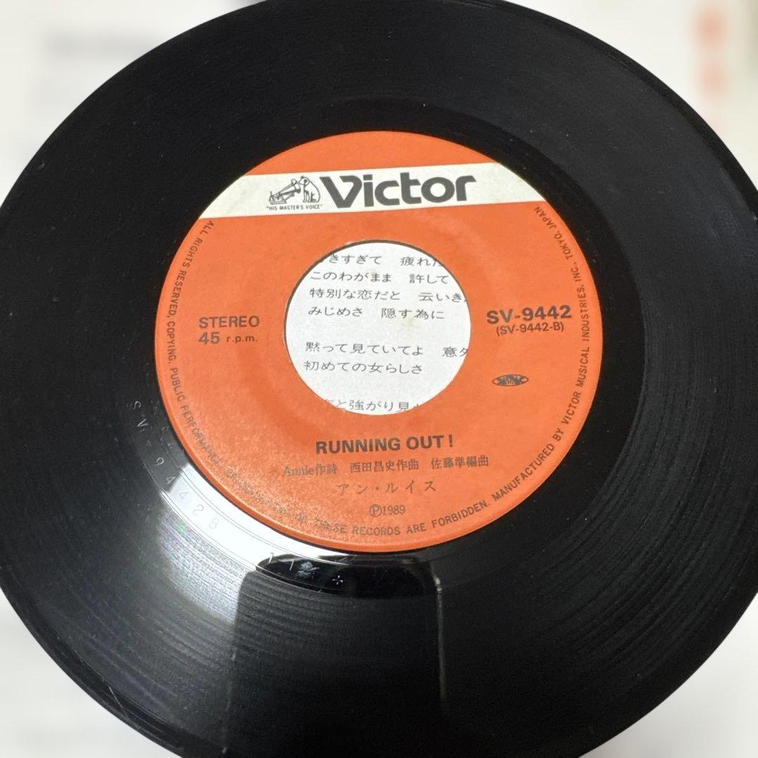 Ann Lewis WOMAN / RUNNING OUT! 45回転レコード