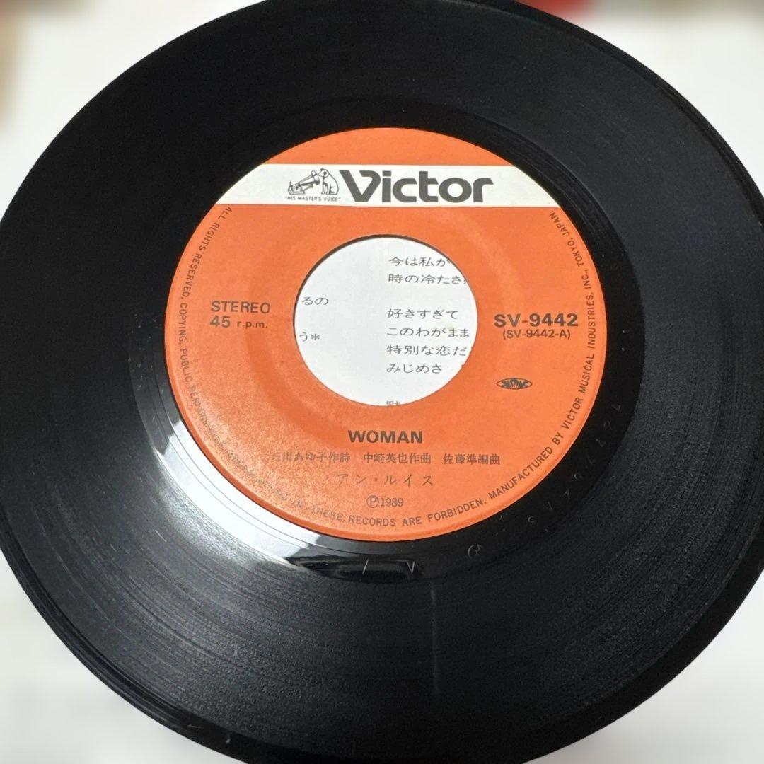 Ann Lewis WOMAN / RUNNING OUT! 45回転レコード