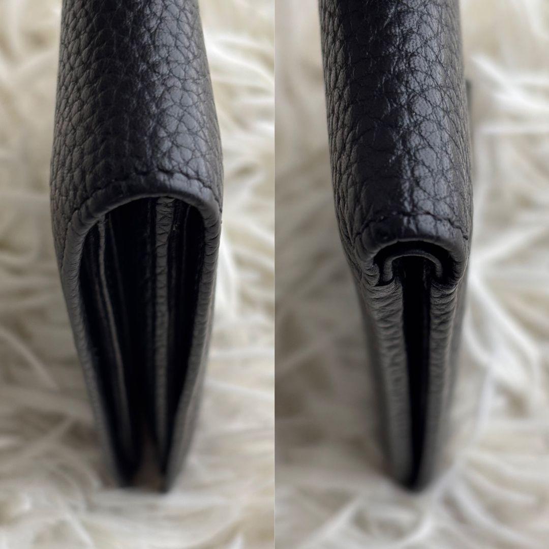 【激レア 美品】ディーゼル　二つ折り財布　ロゴ金具　レザー　ブラック