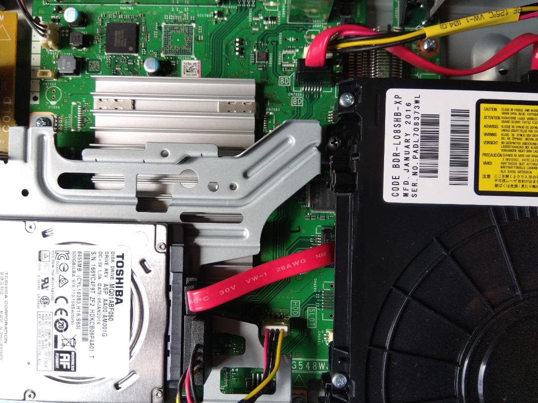 AQUOS　ブルーレイレコーダBD-W580　 純正リモコン付き 【2016年】