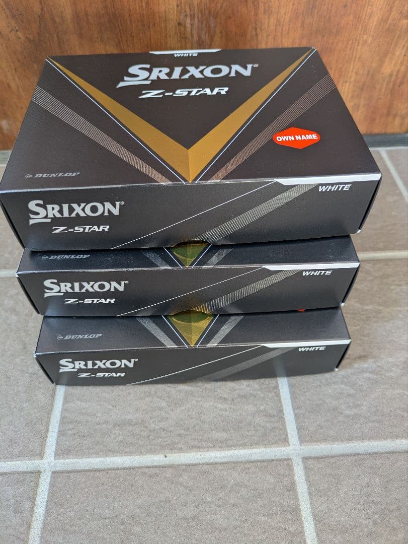 【一週間限定】Srixon Z-STAR ゴルフボール 　3ダース