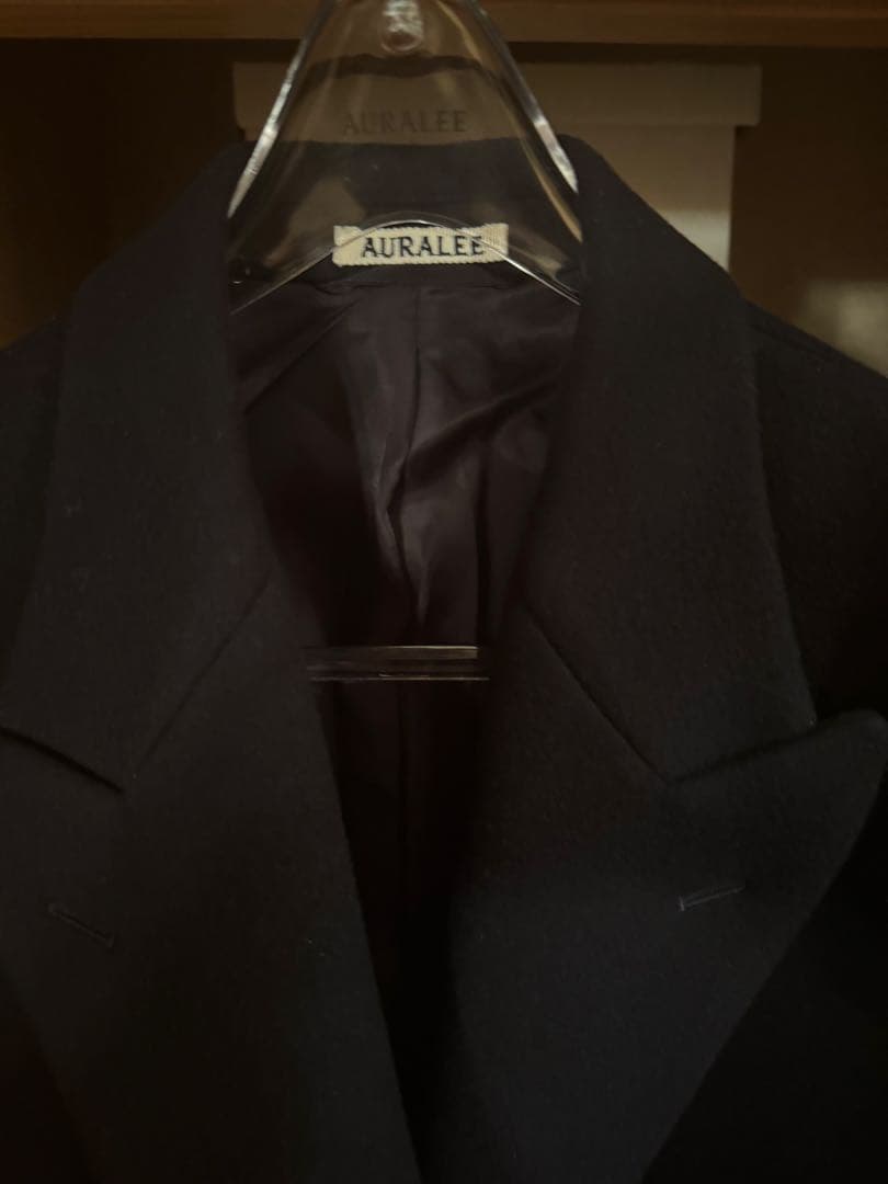 ジャケット・アウター AURALEE SPONGE WOOL MELTON COAT