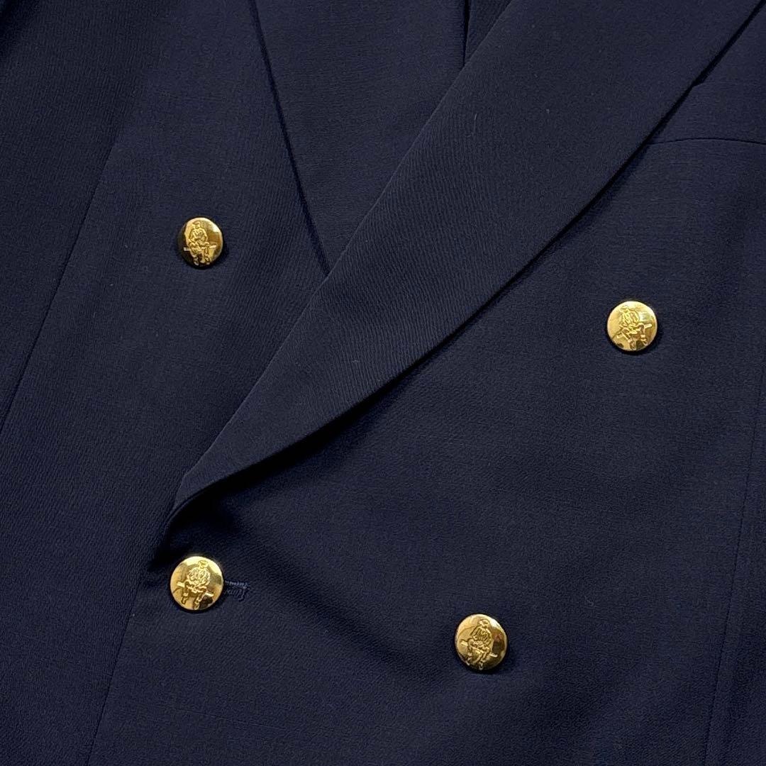 ポールスチュアート　紺ブレザー　金ボタン　ダブルボタン　テーラードジャケット