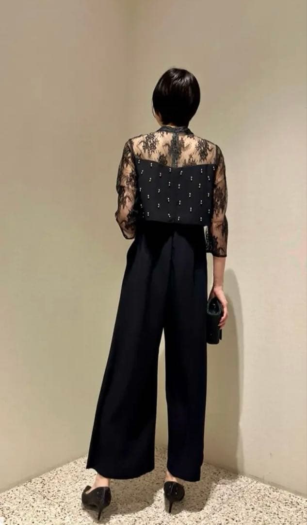 diagram GRACE CONTINENTAL 刺繍ワイドサロペット　38