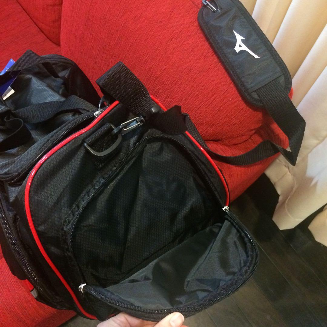 新品 ミズノ ゴルフバッグ 赤40Ｌ