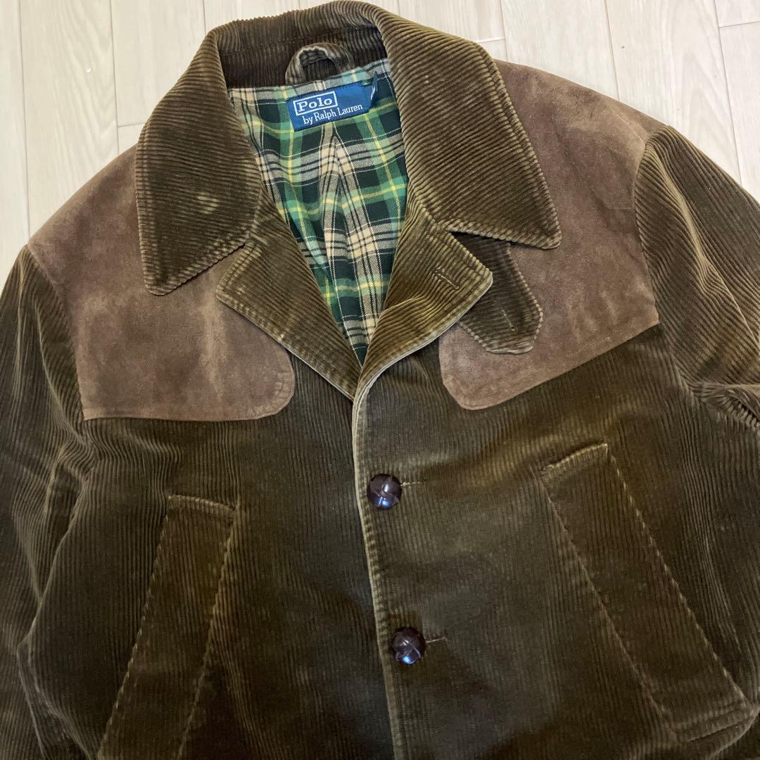 【美品】ラルフローレン コーデュロイ ハンティングジャケット ノーフォーク