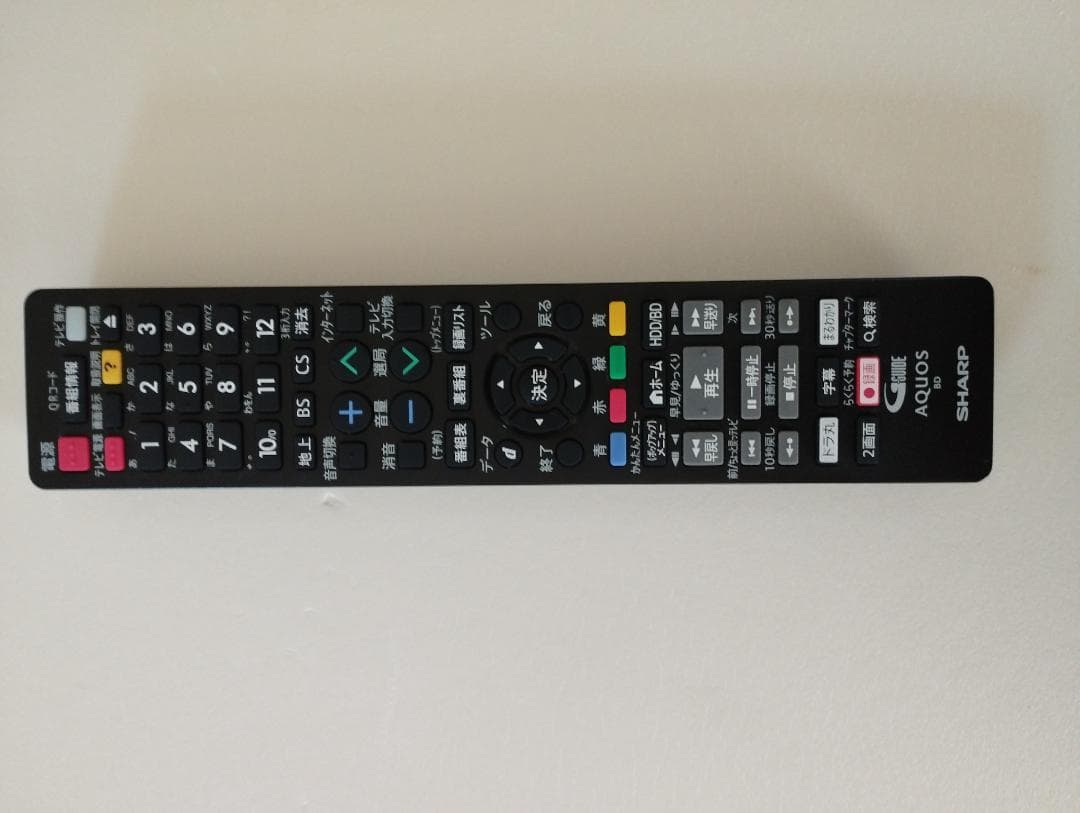 美品動作品・SHARP ブルーレイディスクレコーダー BD-NW510