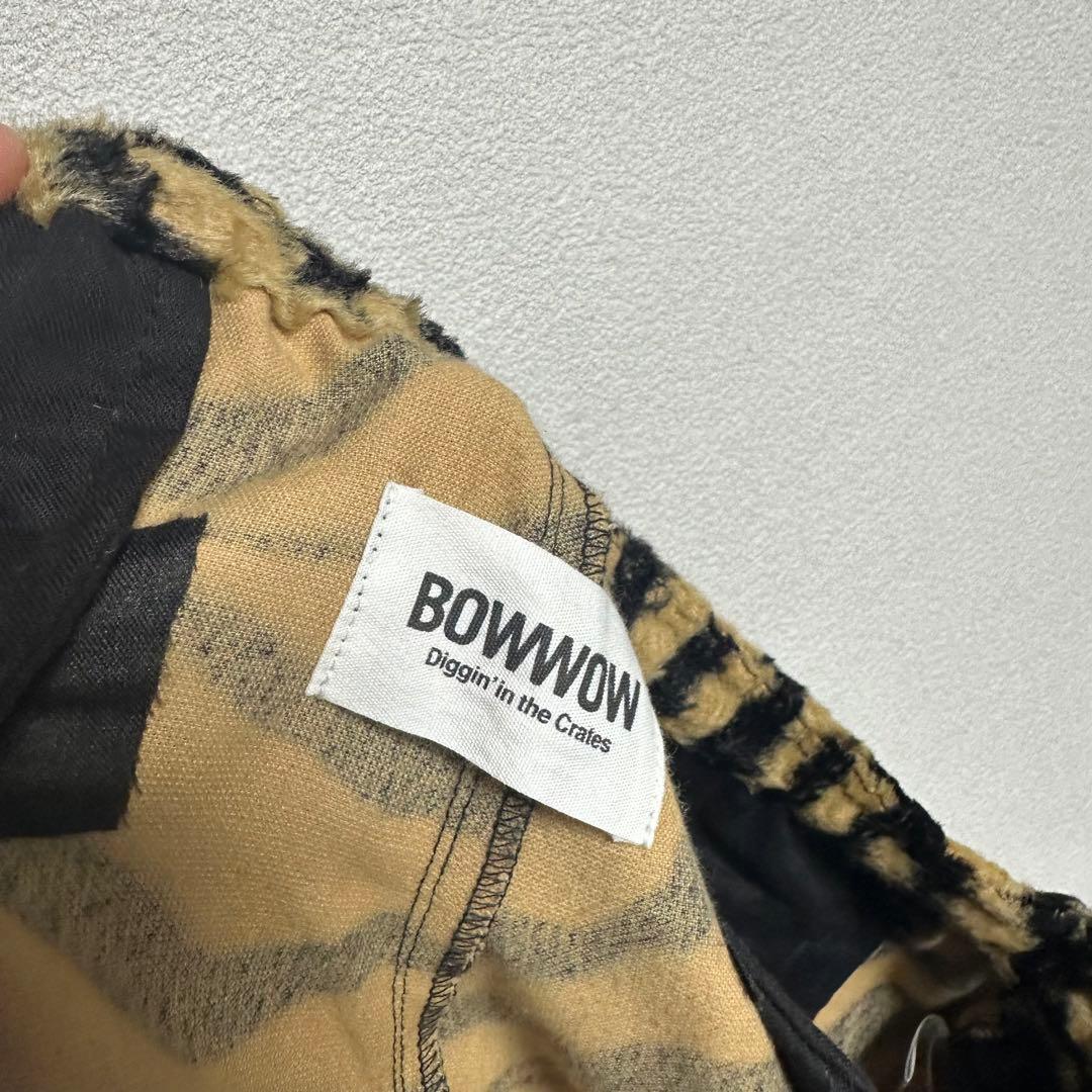 美品 BOWWOW フェイクファーレオパードショーツ