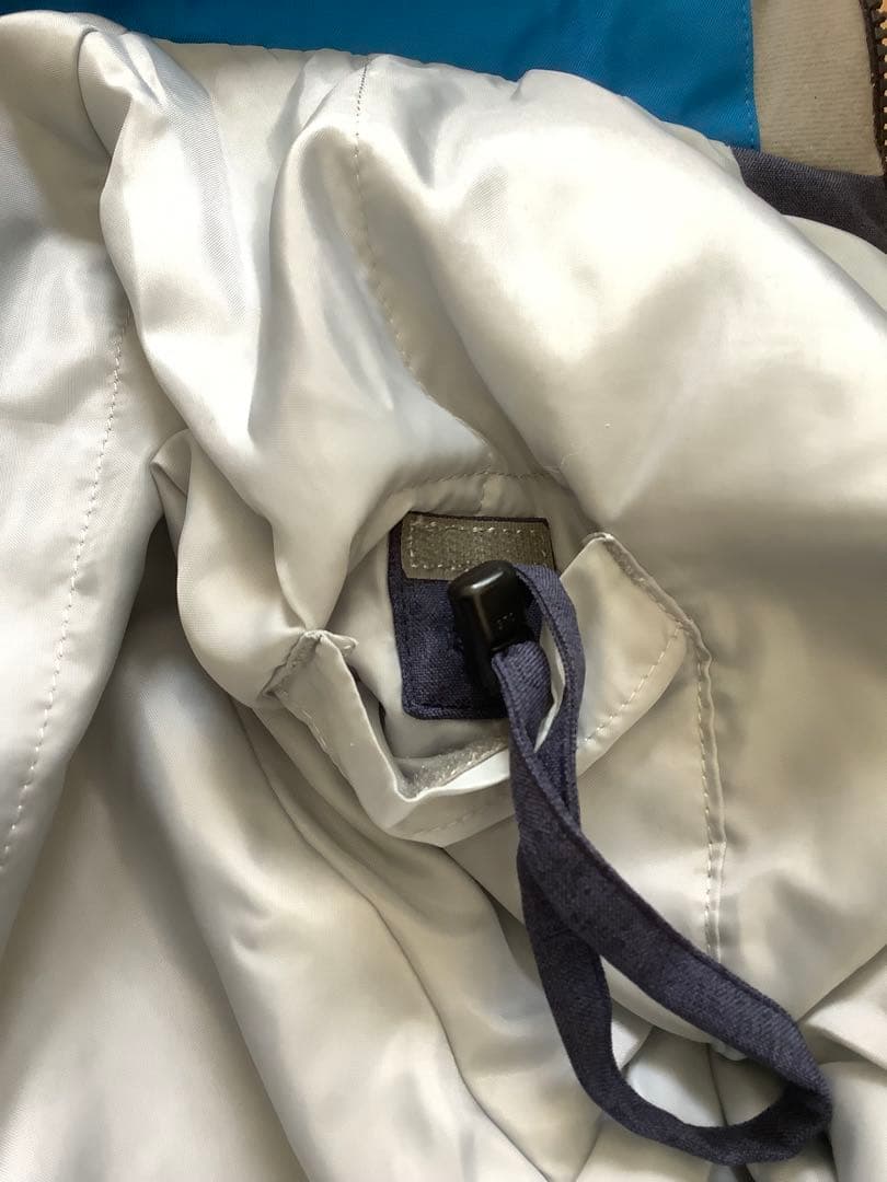 デサント　子ども用スキーウェア 150サイズ　青/白/ネイビー