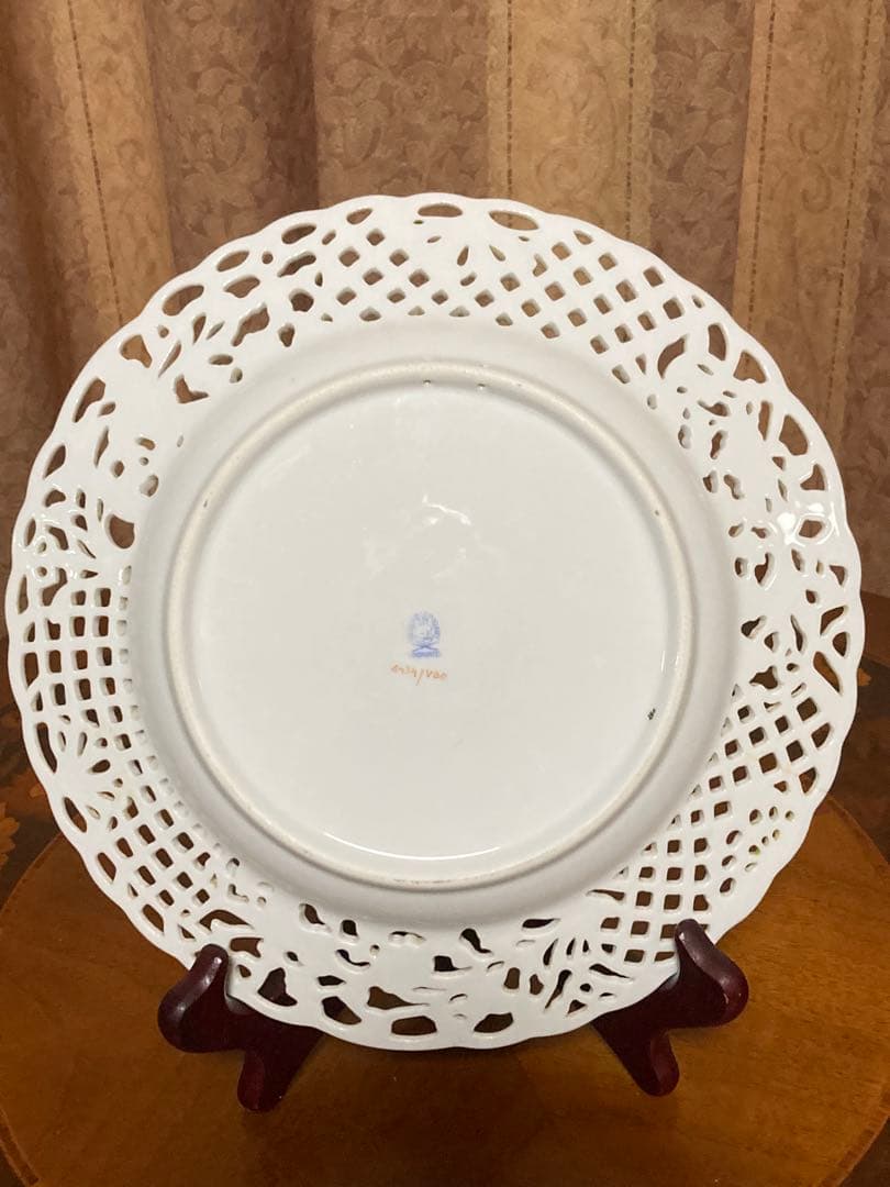 ヘレンド　ヴィクトリアブーケ透かしプレート(値下げしました。)