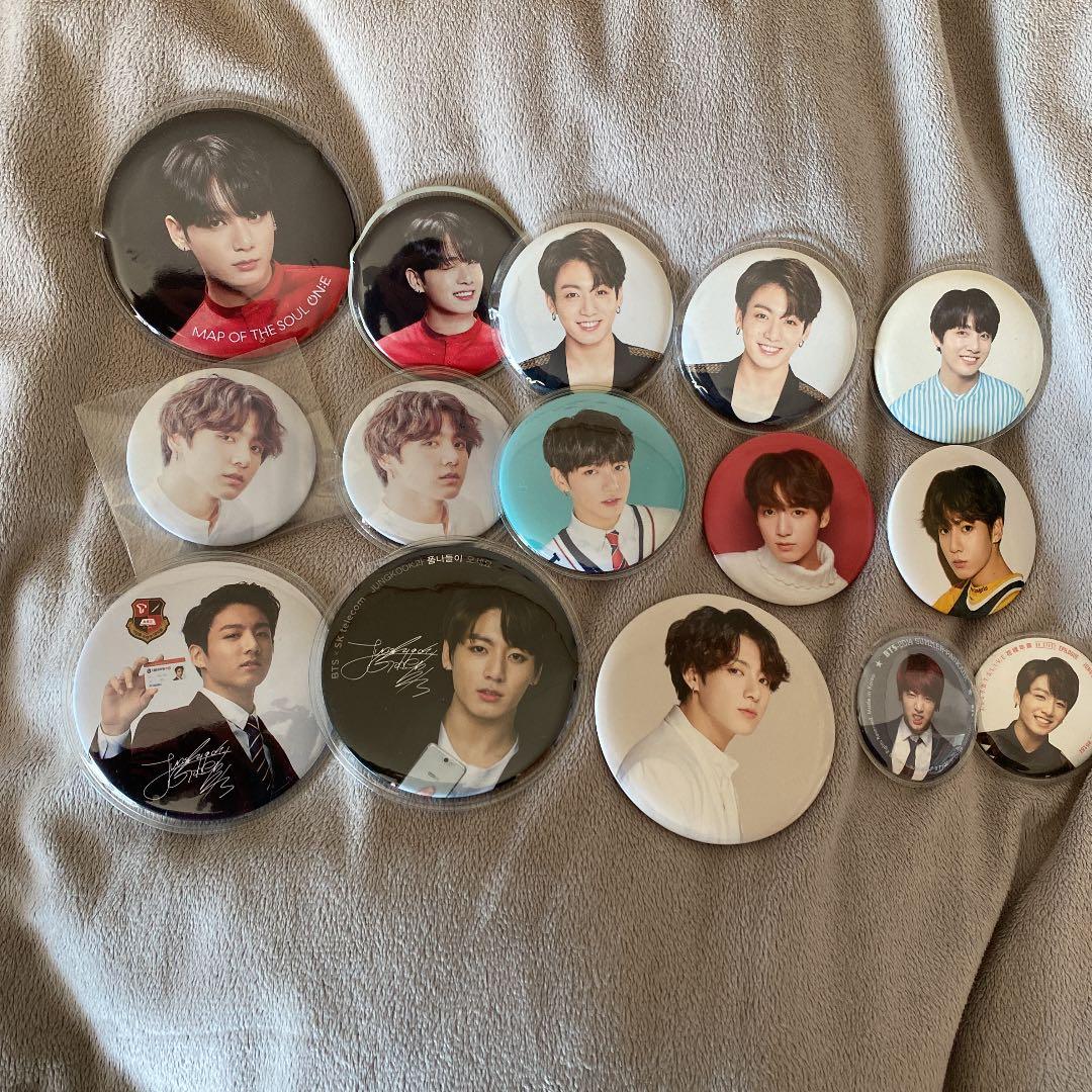 bts 缶バッジ ジョングク セット