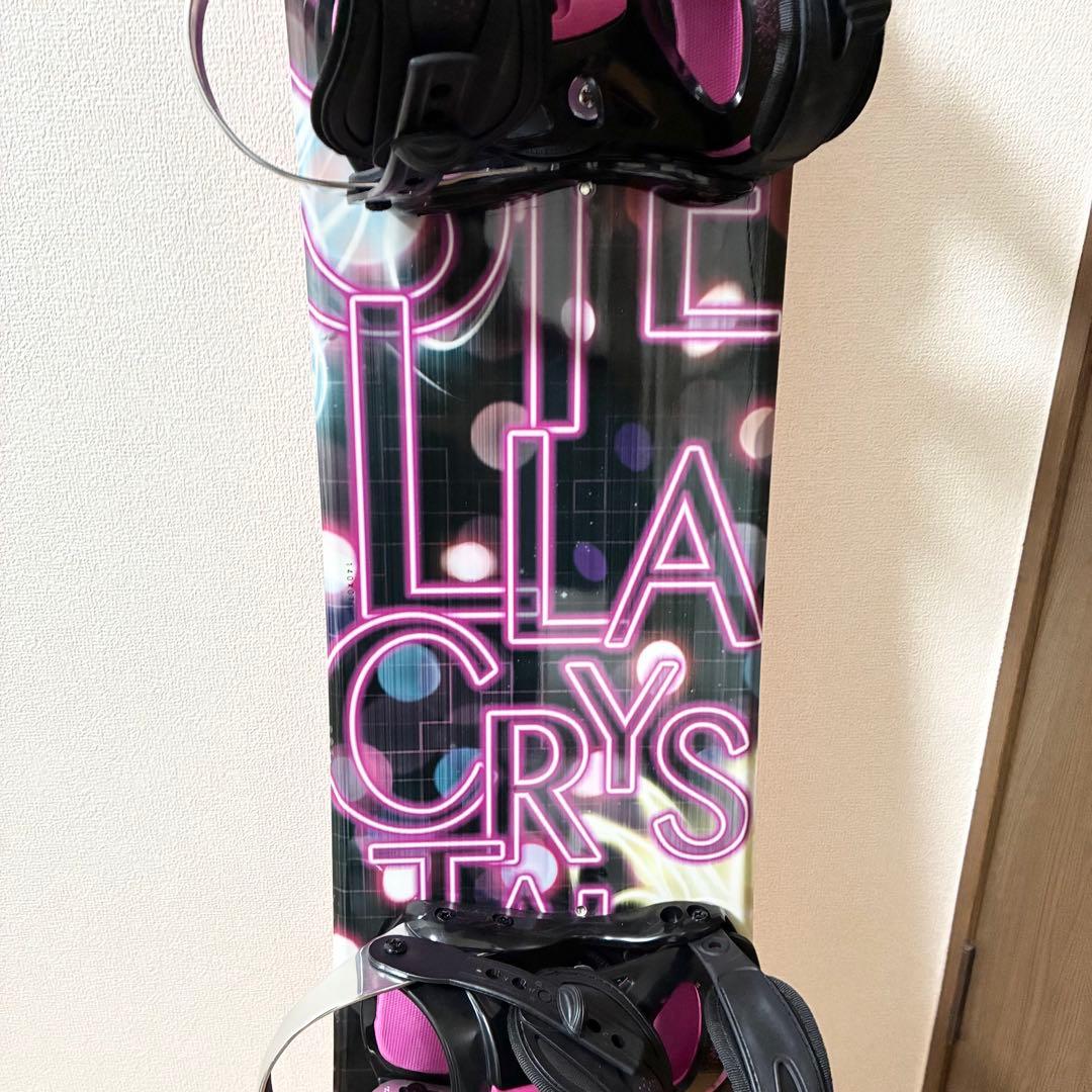 STELLA CRYSTAL スノーボード　140cm ヴィンディング　セット