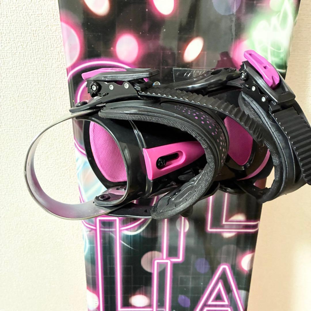 STELLA CRYSTAL スノーボード　140cm ヴィンディング　セット