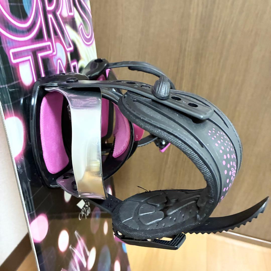 STELLA CRYSTAL スノーボード　140cm ヴィンディング　セット