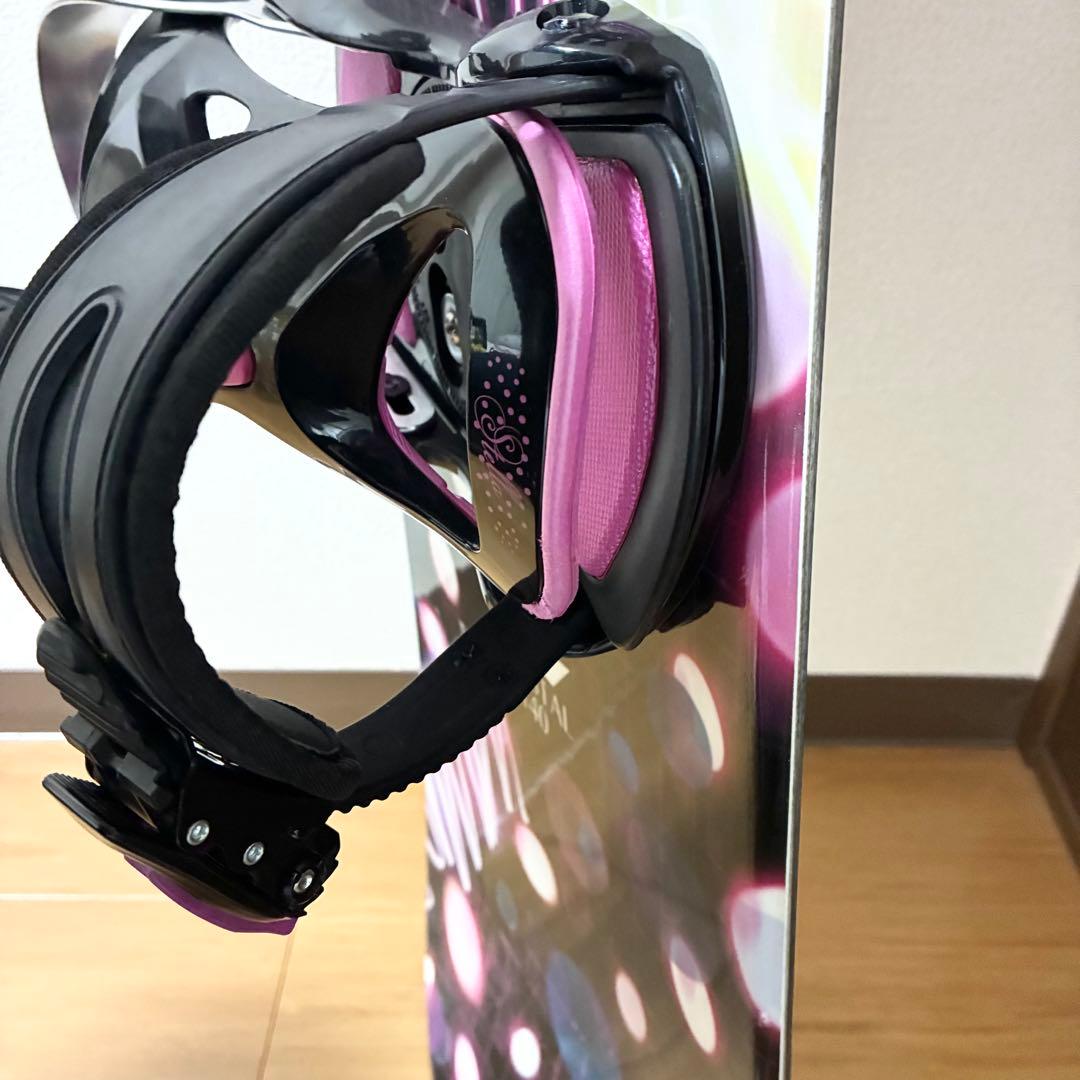 STELLA CRYSTAL スノーボード　140cm ヴィンディング　セット