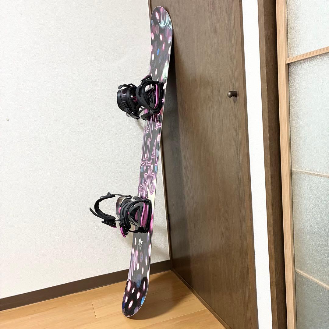 STELLA CRYSTAL スノーボード　140cm ヴィンディング　セット