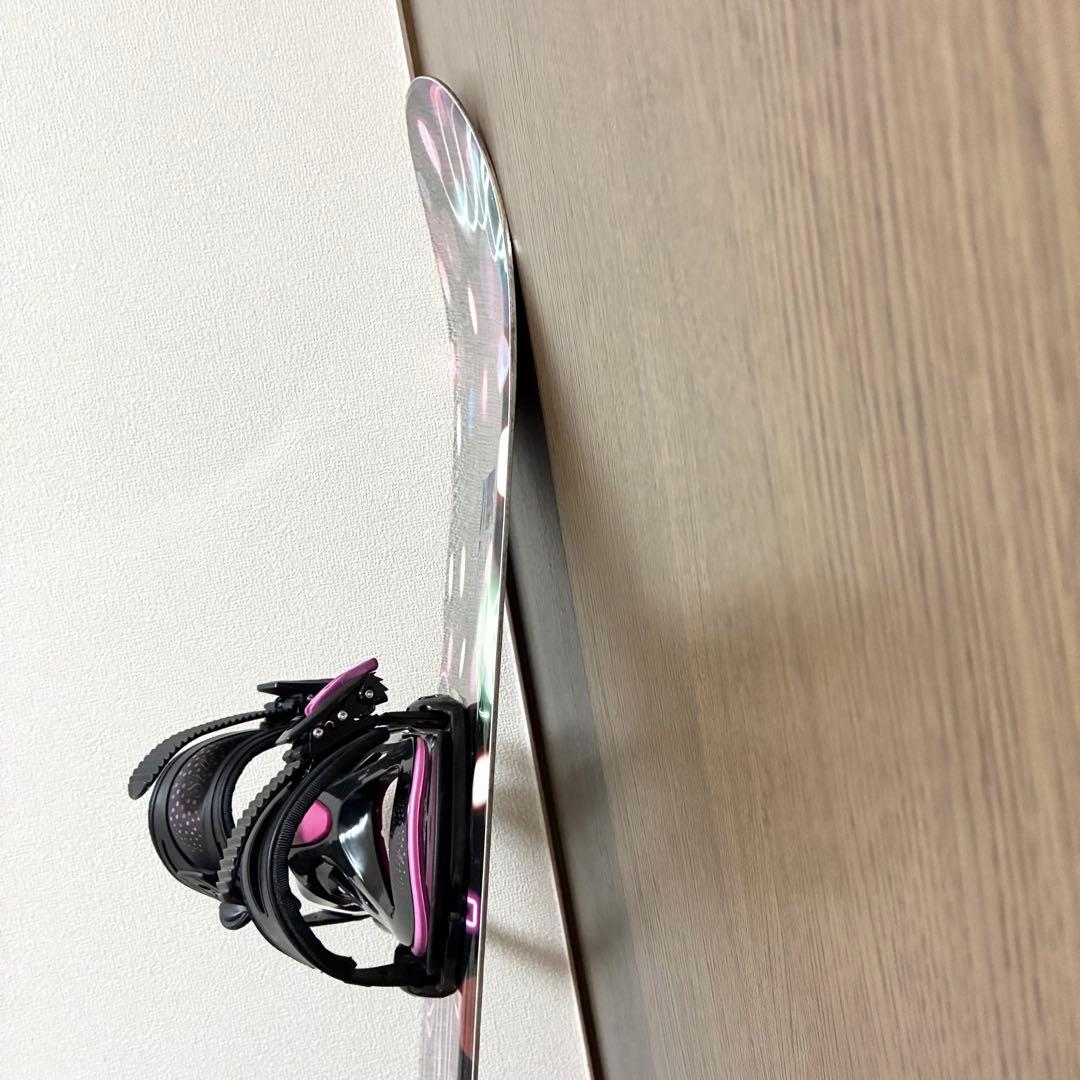 STELLA CRYSTAL スノーボード　140cm ヴィンディング　セット