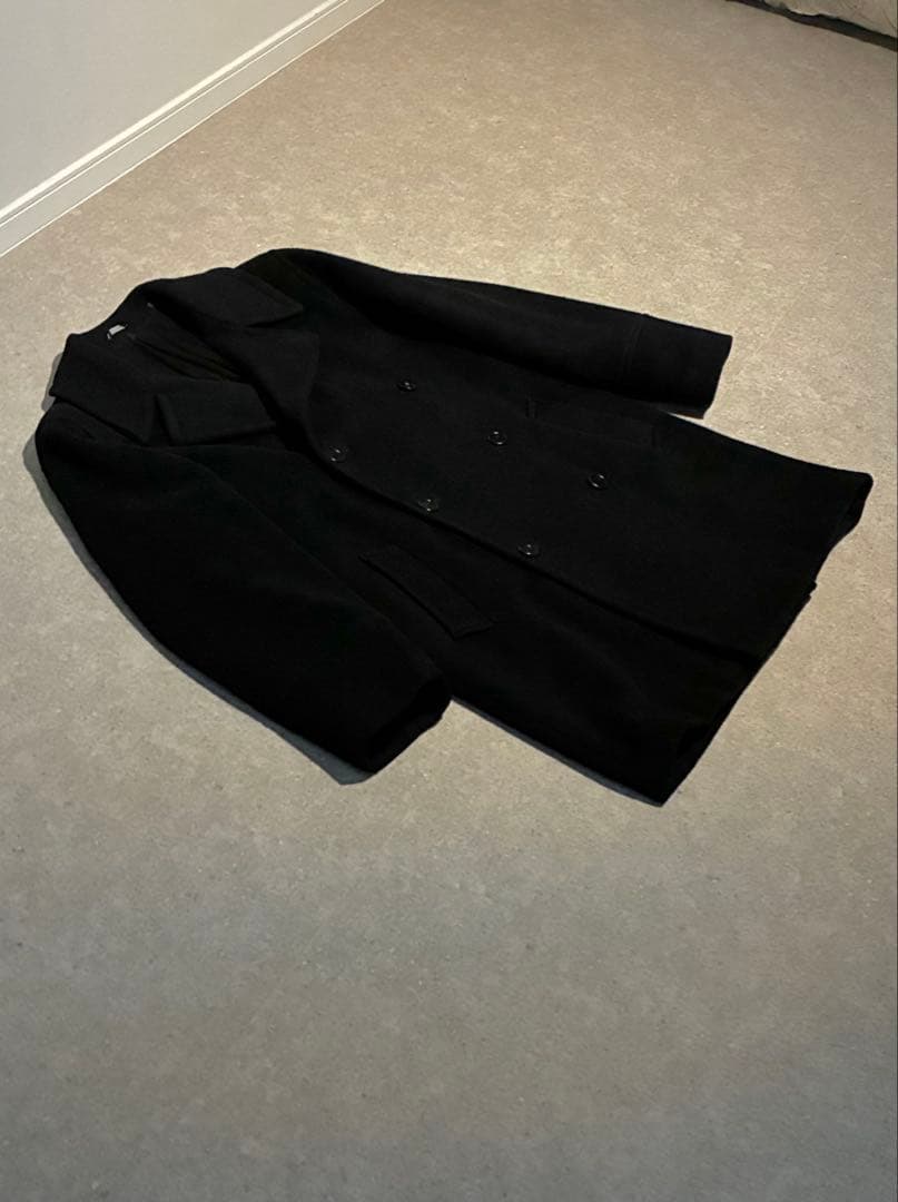 Agnes ウール60%カシミヤ40% ダブルブレストコート