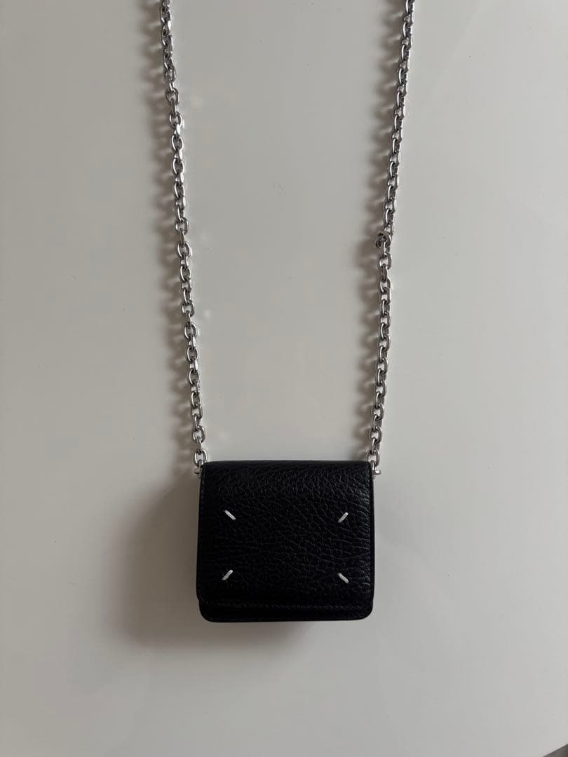 Maison Margiela ミニチェーンウォレット ブラック