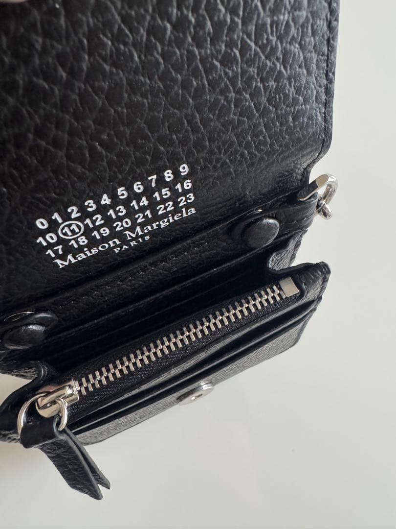 Maison Margiela ミニチェーンウォレット ブラック