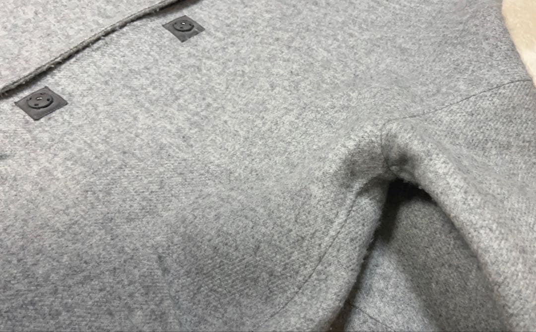 レリアン Leilian 冬用 高級コート グレー タグあり 美品 匿名配送