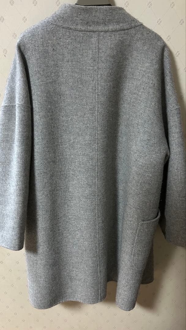 レリアン Leilian 冬用 高級コート グレー タグあり 美品 匿名配送