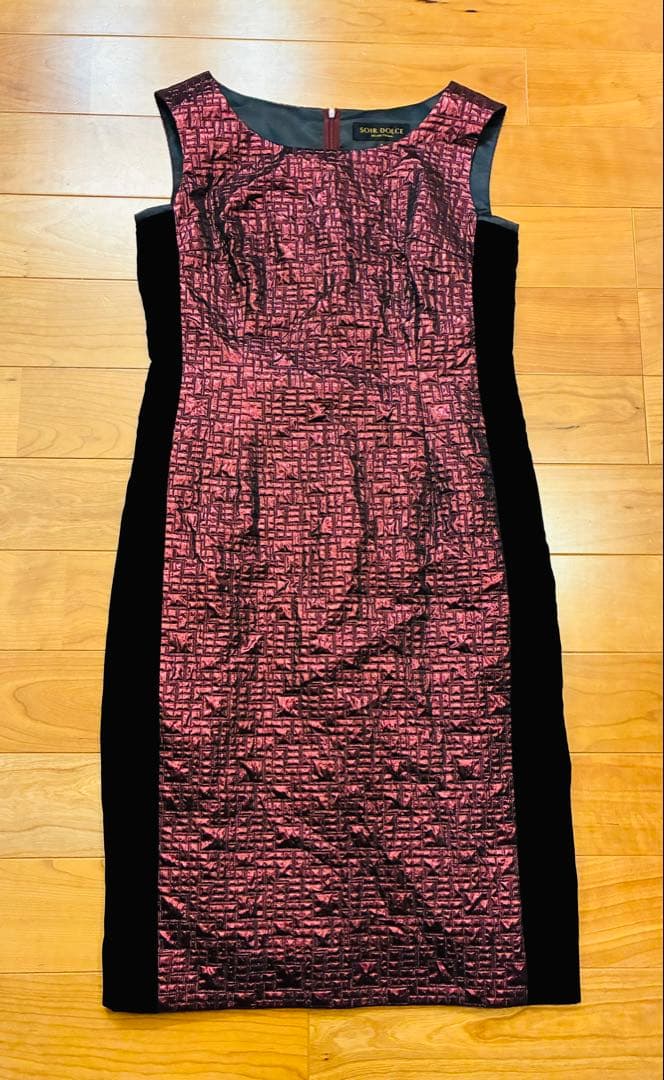 SOIR DOLCE ソワールドルチェ　東京ソワール セットアップ ベロア　M