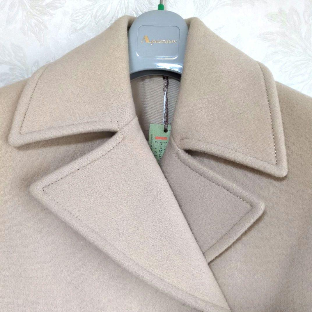 BRAHMIN ブラーミン ベージュアンゴラ羊毛 ピーコート 40