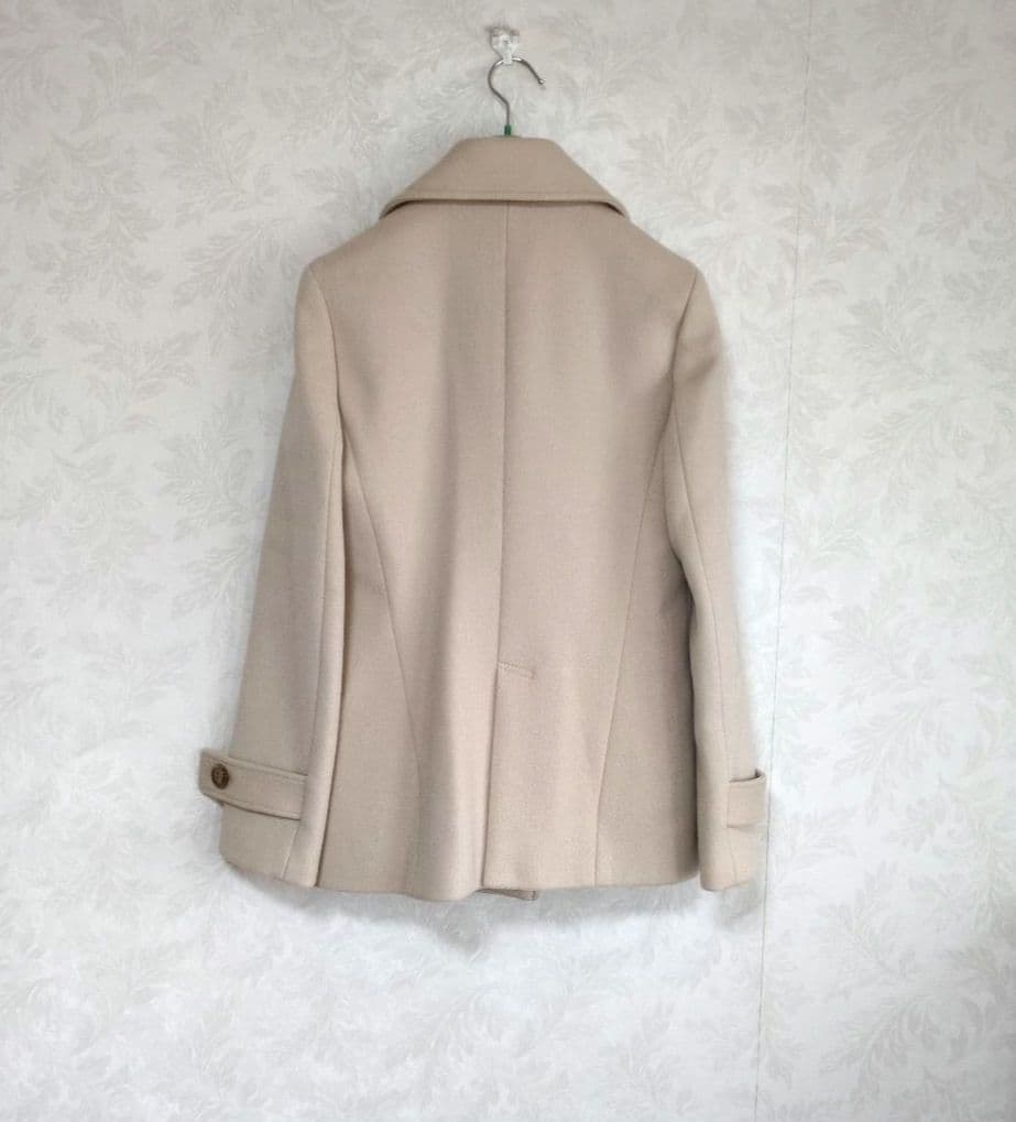 BRAHMIN ブラーミン ベージュアンゴラ羊毛 ピーコート 40